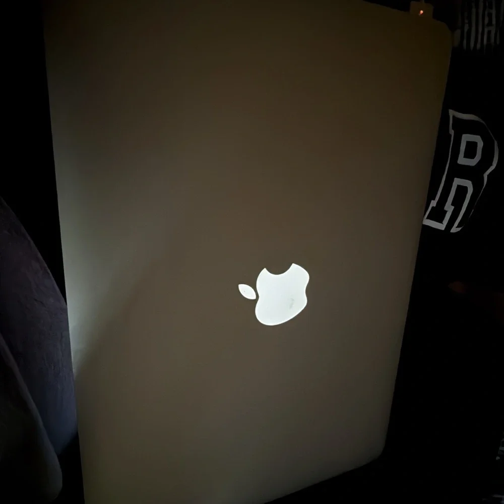 Apple Laptop with Illuminated Logo
